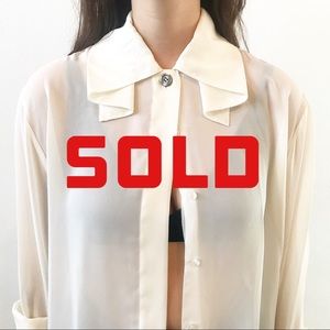 Vintage collar detail blouse